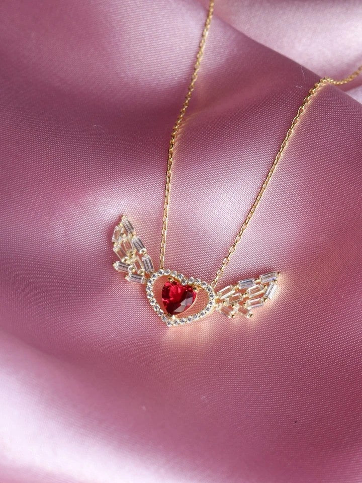 Love Has Wings 925 Silver Necklace