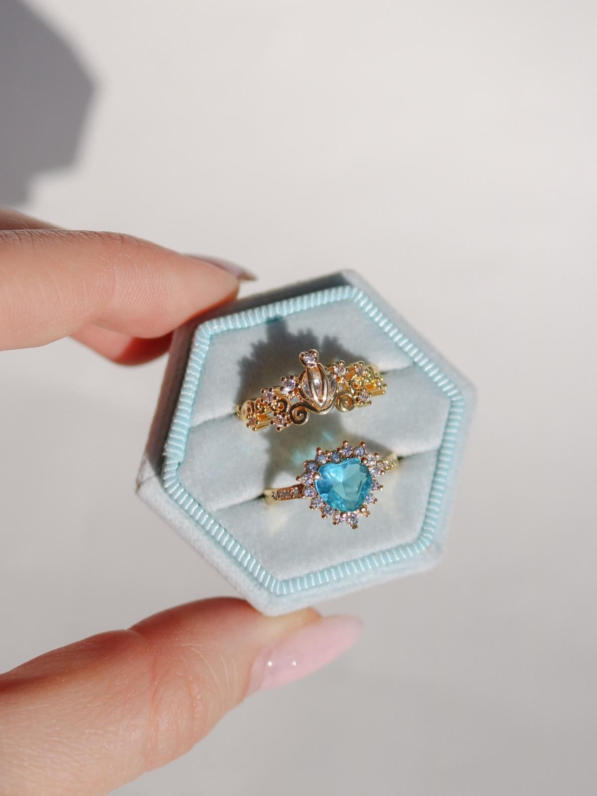 Princess Cinderella Ring Set