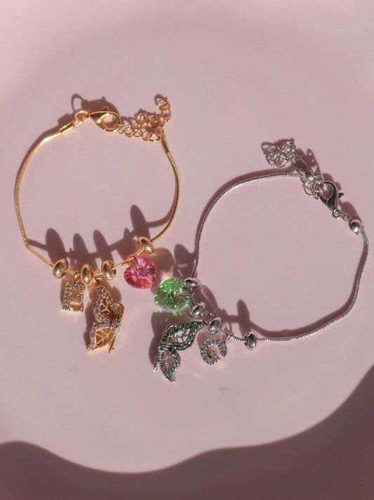 Wicked Glinda Elphaba Butterfly Friendship Bracelet