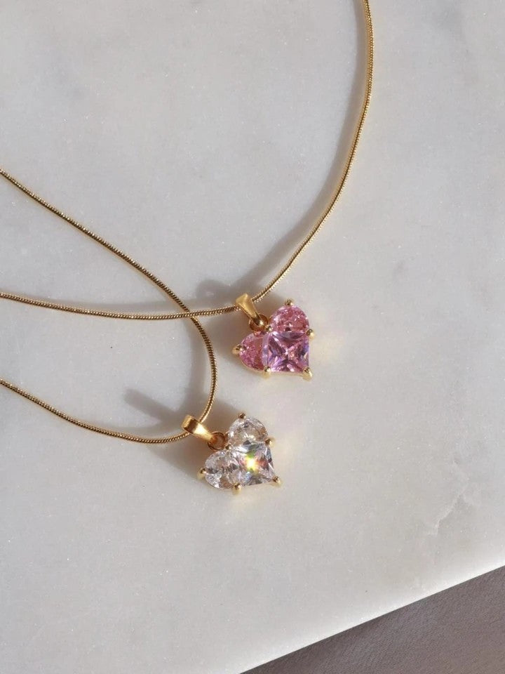 Square Heart Necklace