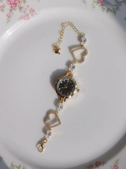 White Heart Glow Watch