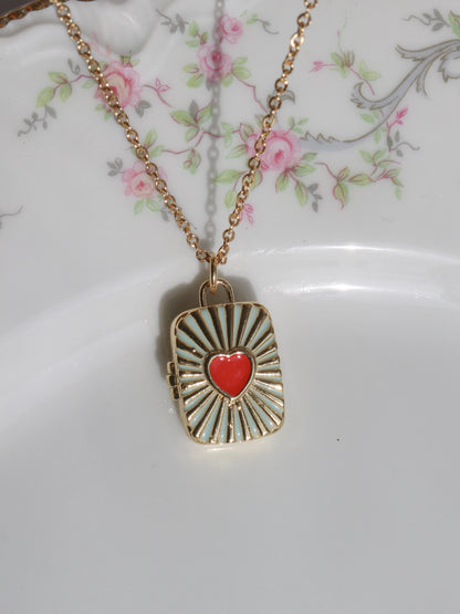 Heart Of The Sky Personalized Photo Locket Necklace