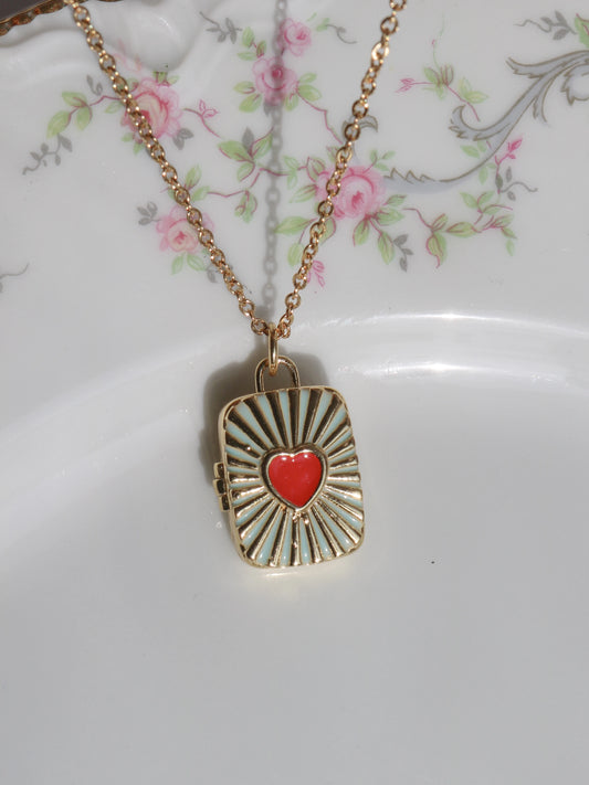 Heart Of The Sky Personalized Photo Locket Necklace