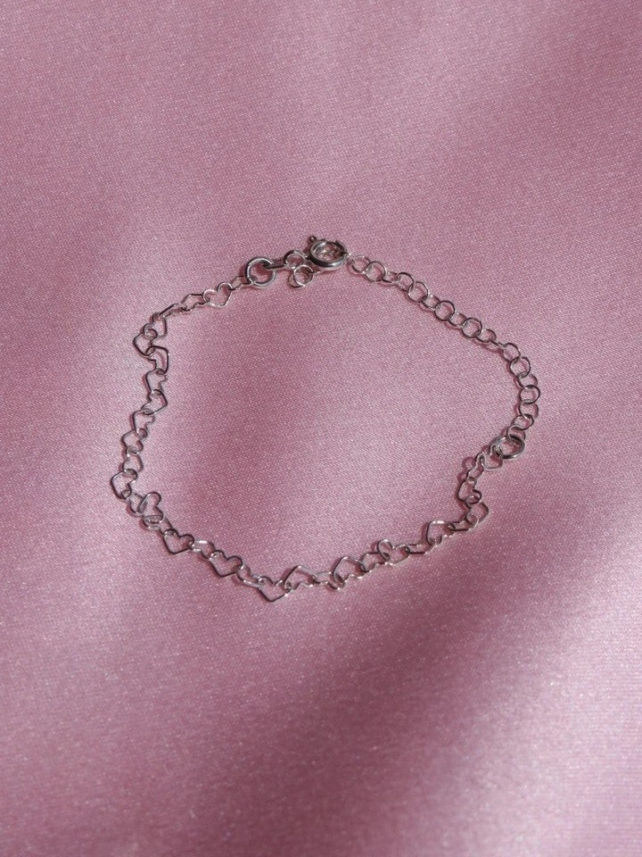 Heart To Heart 925 Silver Bracelet