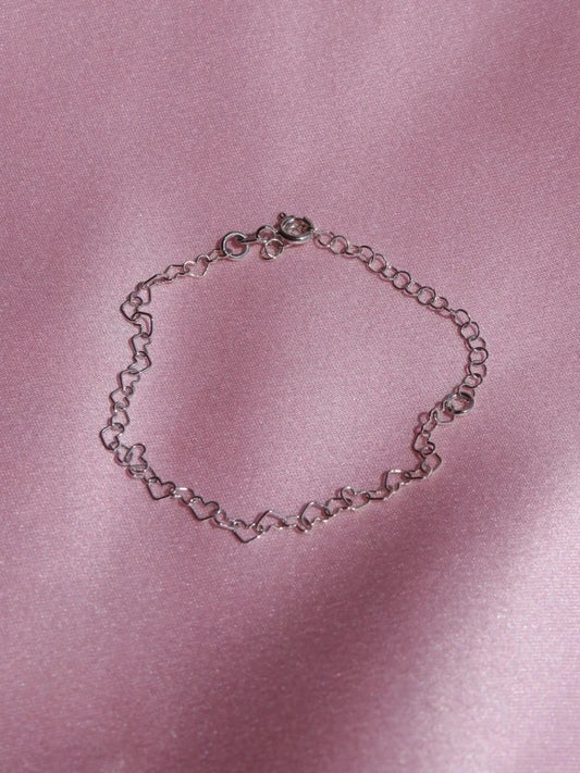Heart To Heart 925 Silver Bracelet