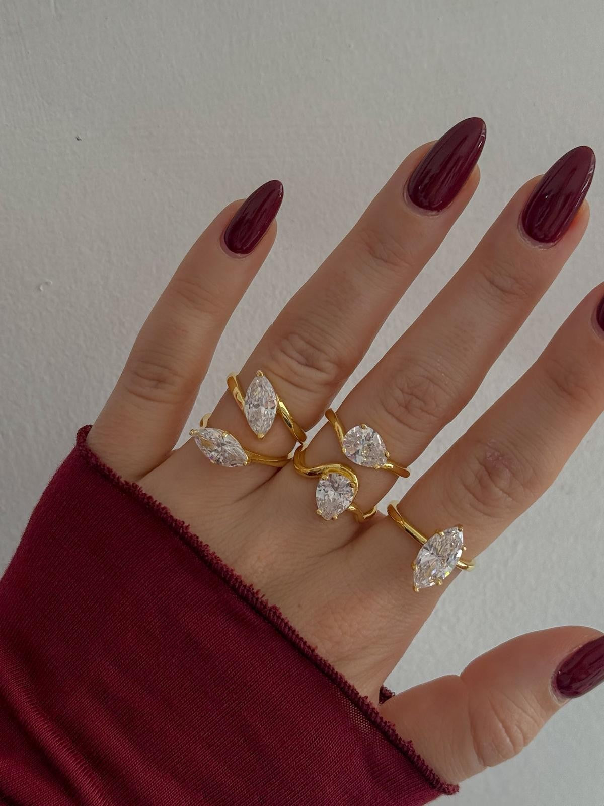 Diamond Spark 925 Silver Ring