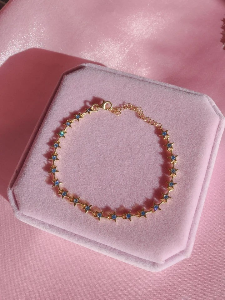 Night Star Shine 925 Silver Bracelet