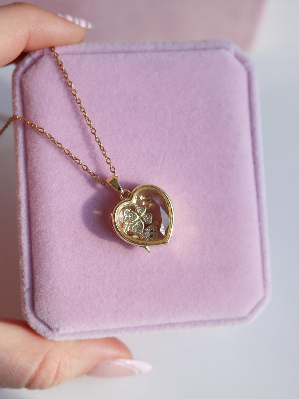 Customizable Manifest Charm Steel Necklace