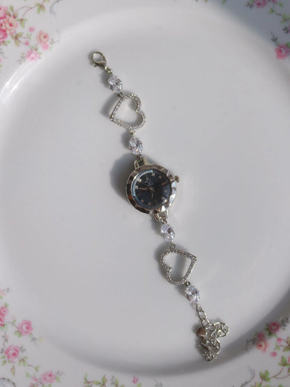 White Heart Glow Watch