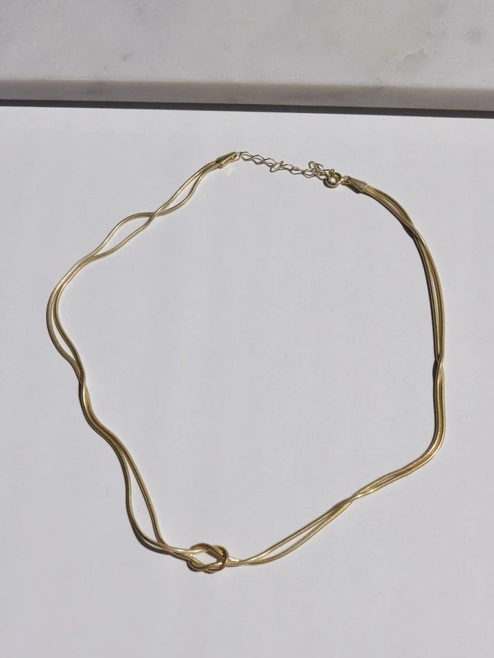 Knot Necklace 925 Silver