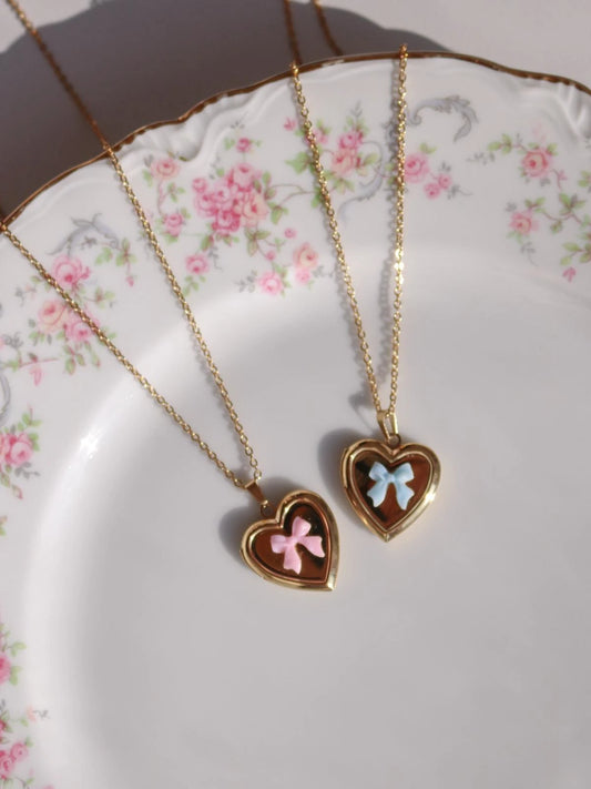 Princess Pauper Butterfly Personalized Photo Locket Necklace