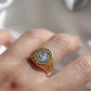 Vintage Blue Mockingbird Steel Ring