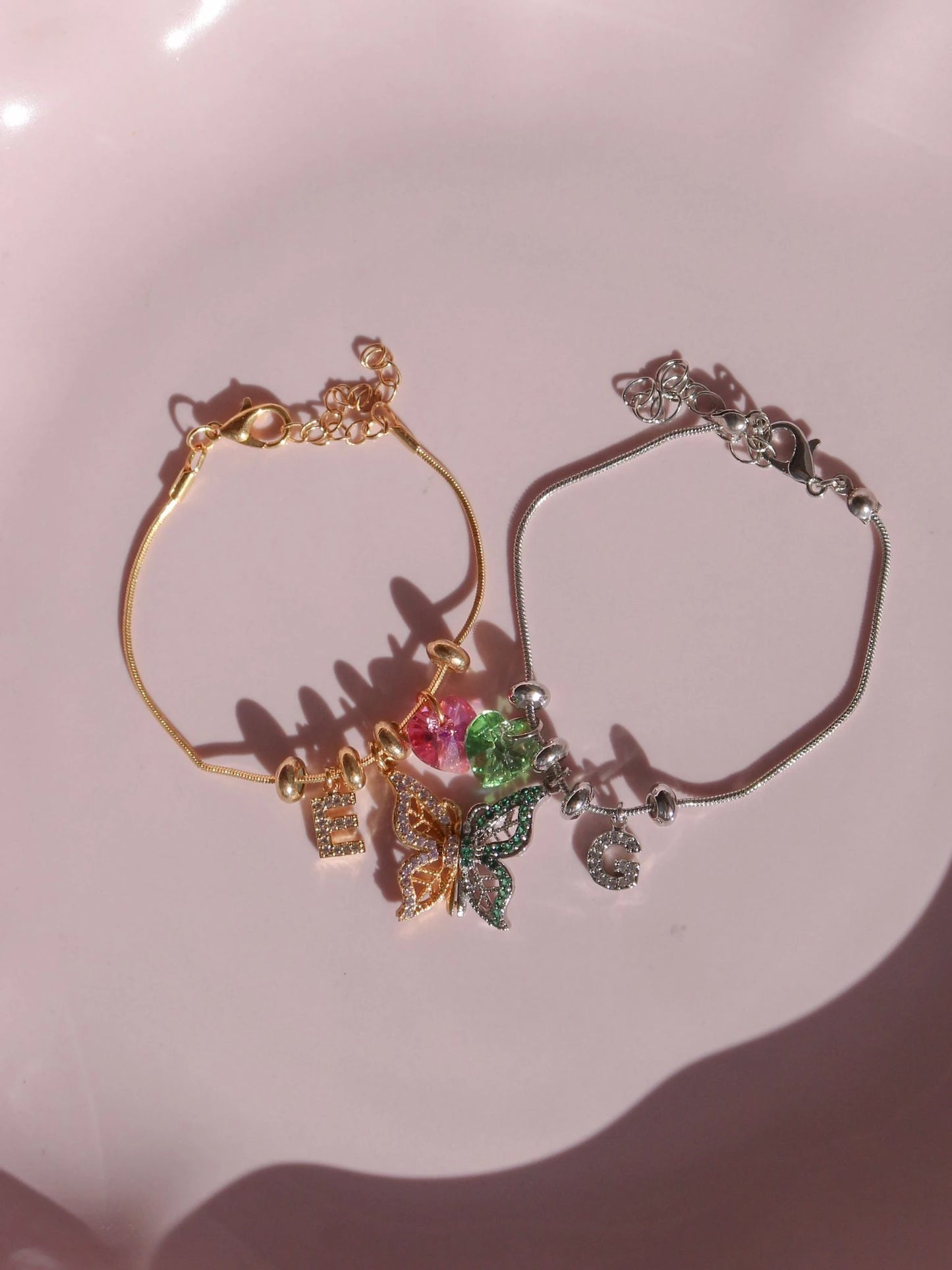 Wicked Glinda Elphaba Butterfly Friendship Bracelet