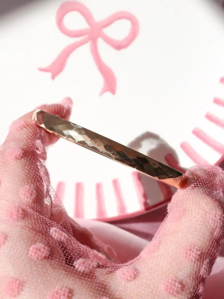 Prism Design Gold Steel Bracelet