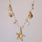 Marea Starfish Macrame Steel Necklace