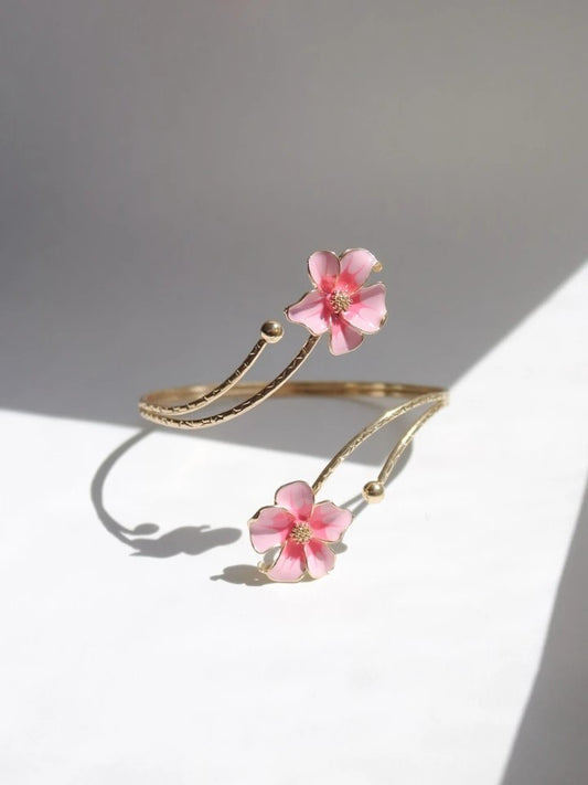 Orchid Cuff Bracelet