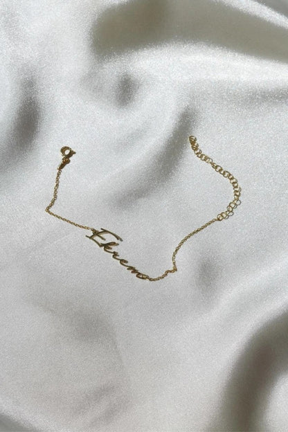 925 Silver Name Bracelet
