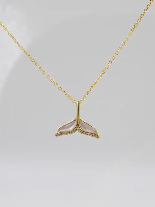 Mermaid Tail 925 Silver Necklace