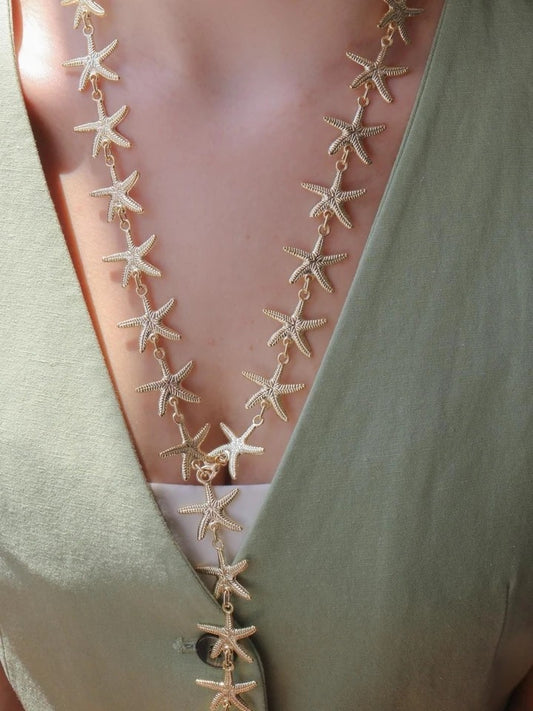 Starfish Y Necklace