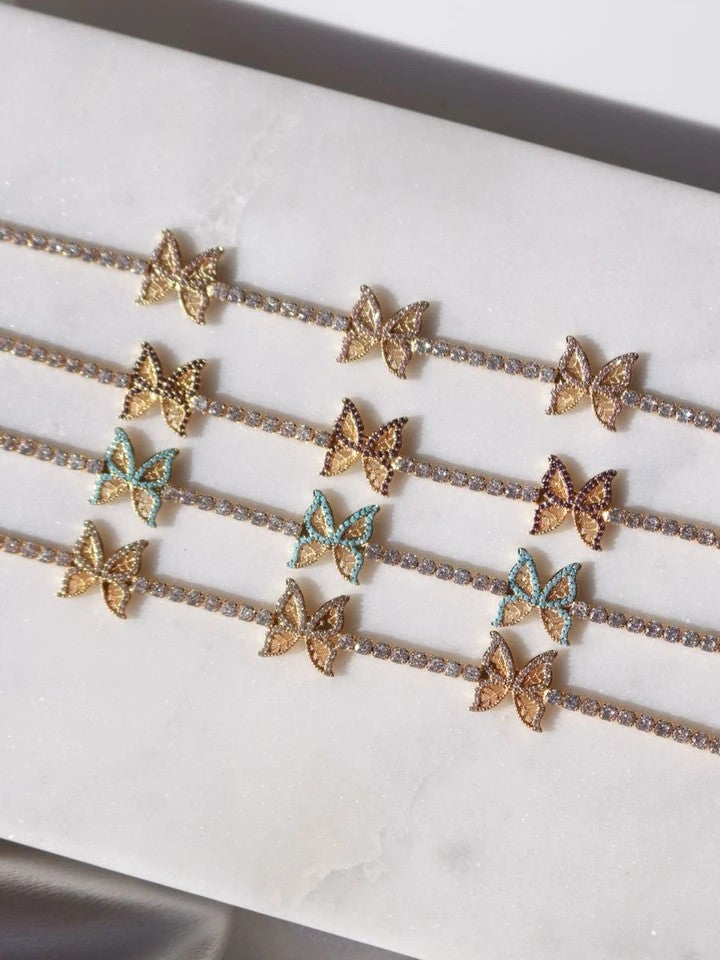 Mariposa Triple Butterfly Waterway Choker