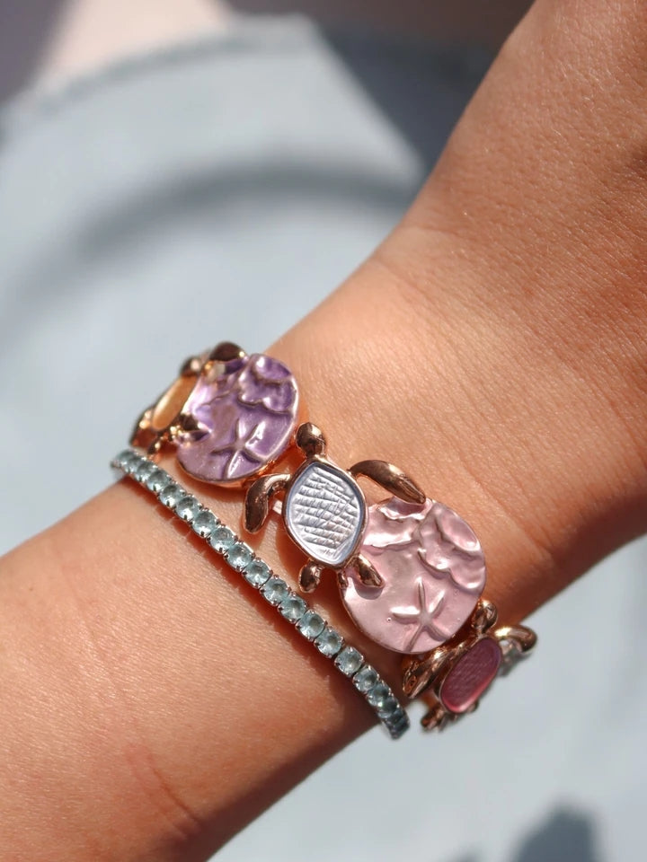 Aqua Turtle Bracelet