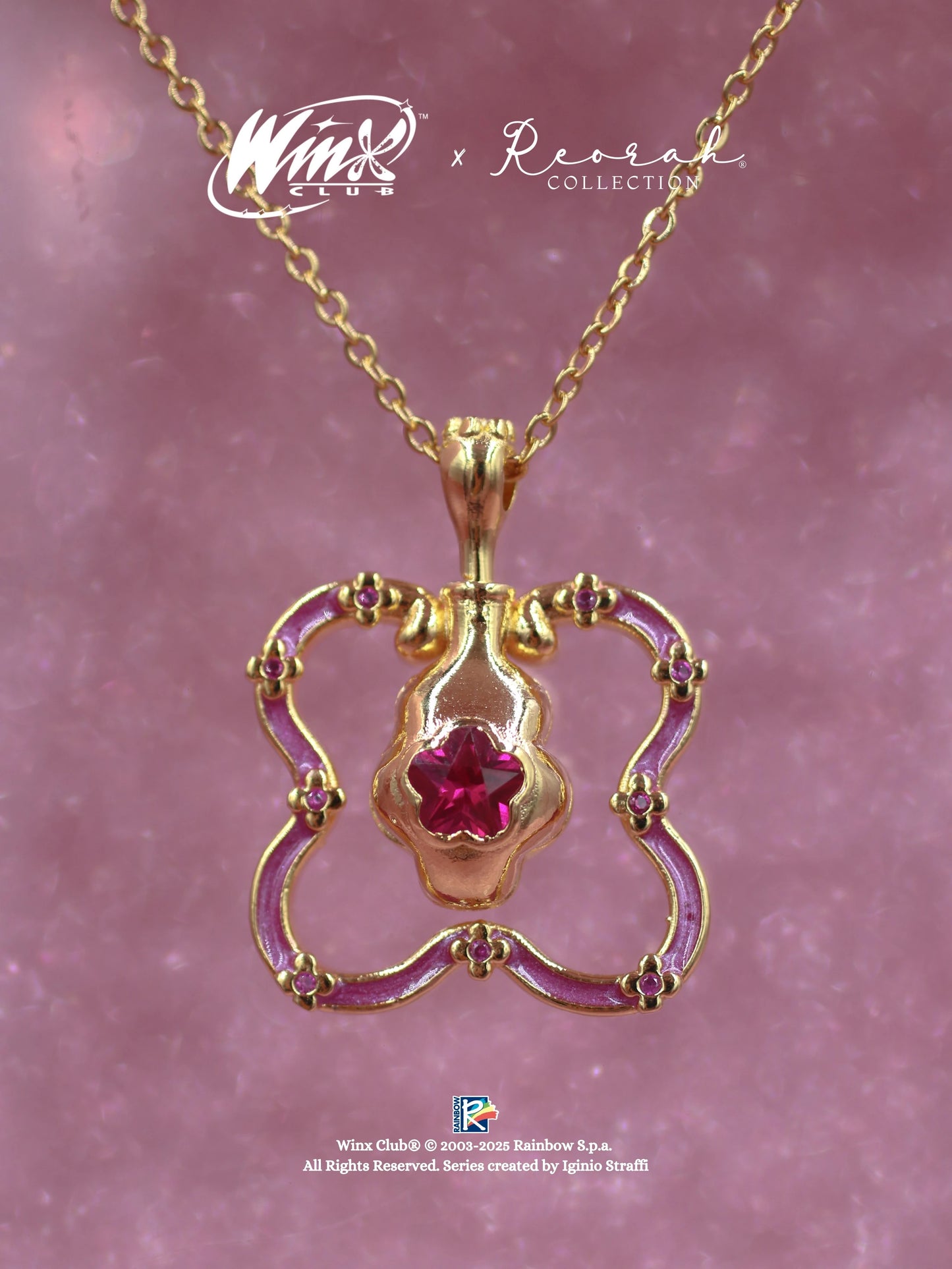 Winx Club® Flora Fairy Dust Bottle Necklace