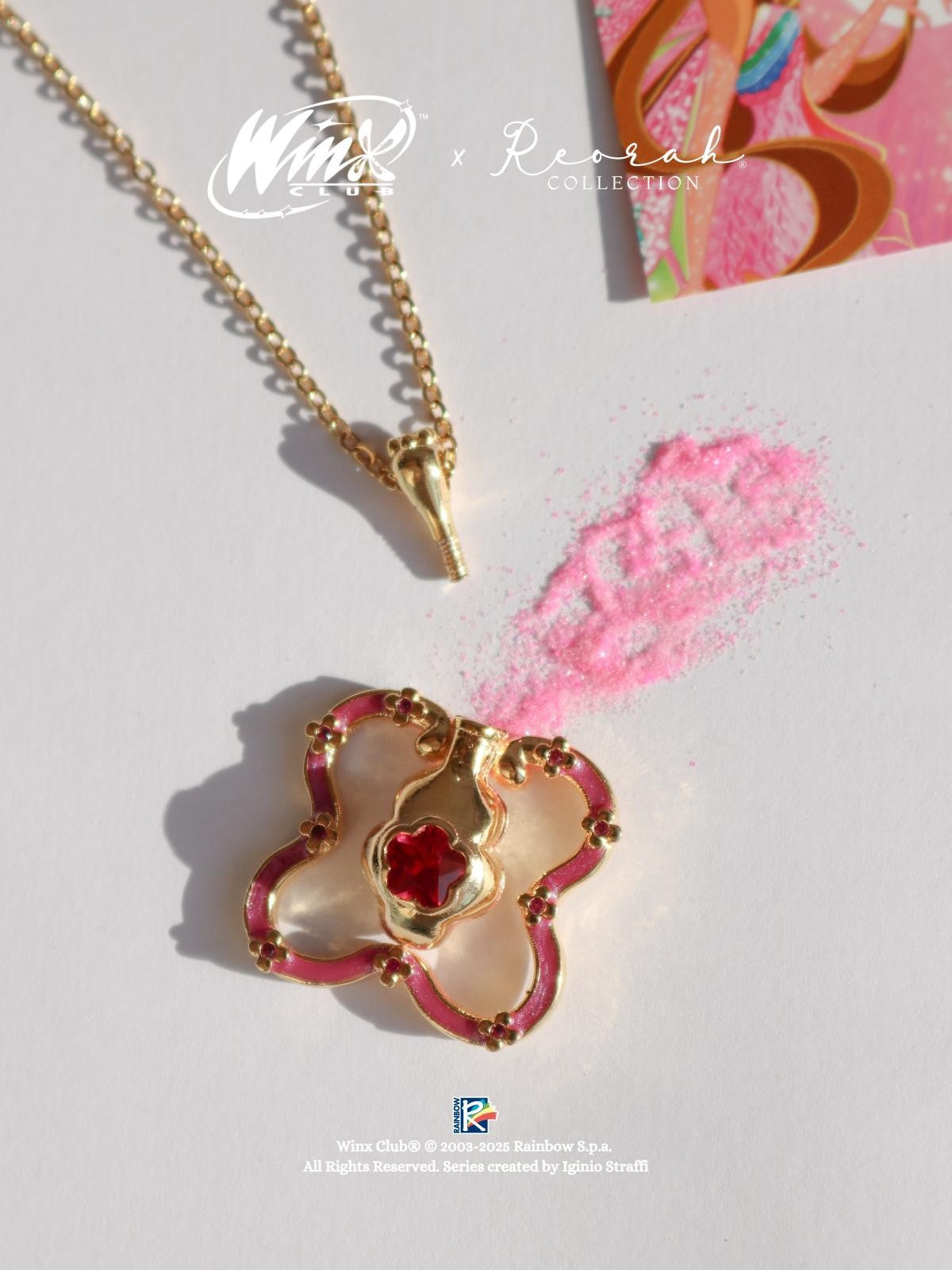 Winx Club® Flora Fairy Dust Bottle Necklace