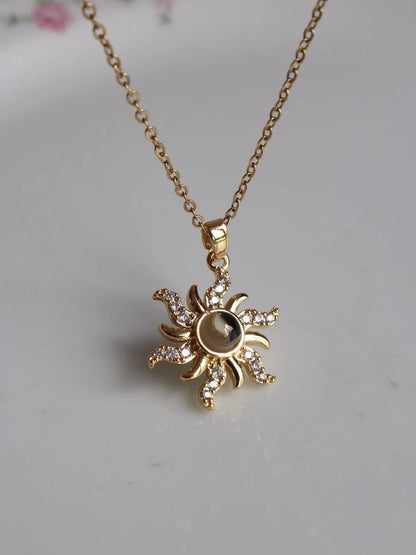 I Love You In A Hundred Languages Steel Necklace