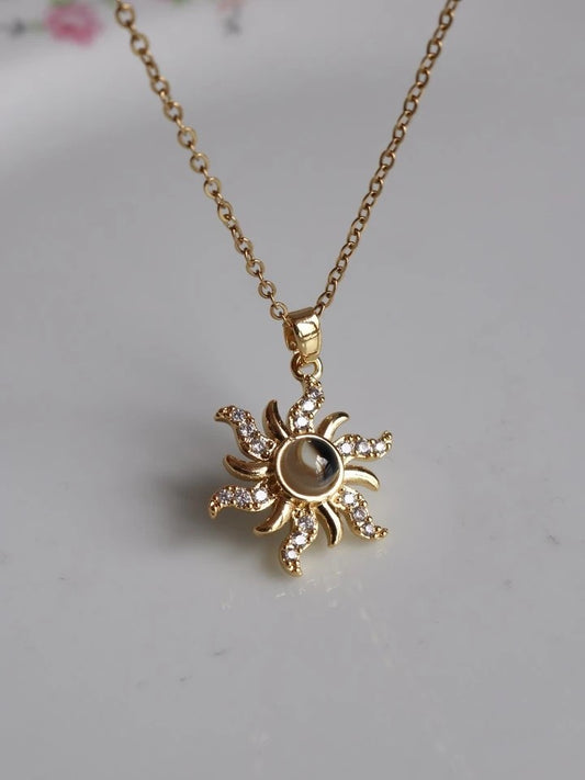 I Love You In A Hundred Languages Steel Necklace