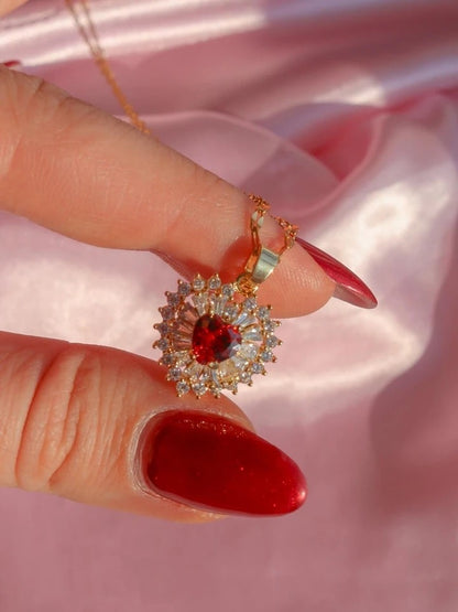 Heart Bomb Necklace Steel