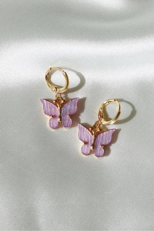 Acrylic Butterfly Earrings