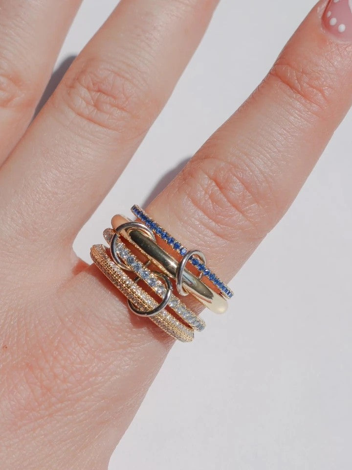 Blue Velorien Charm Ring 16 / L Size