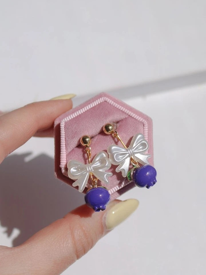 Blueberry Muffin Earrings