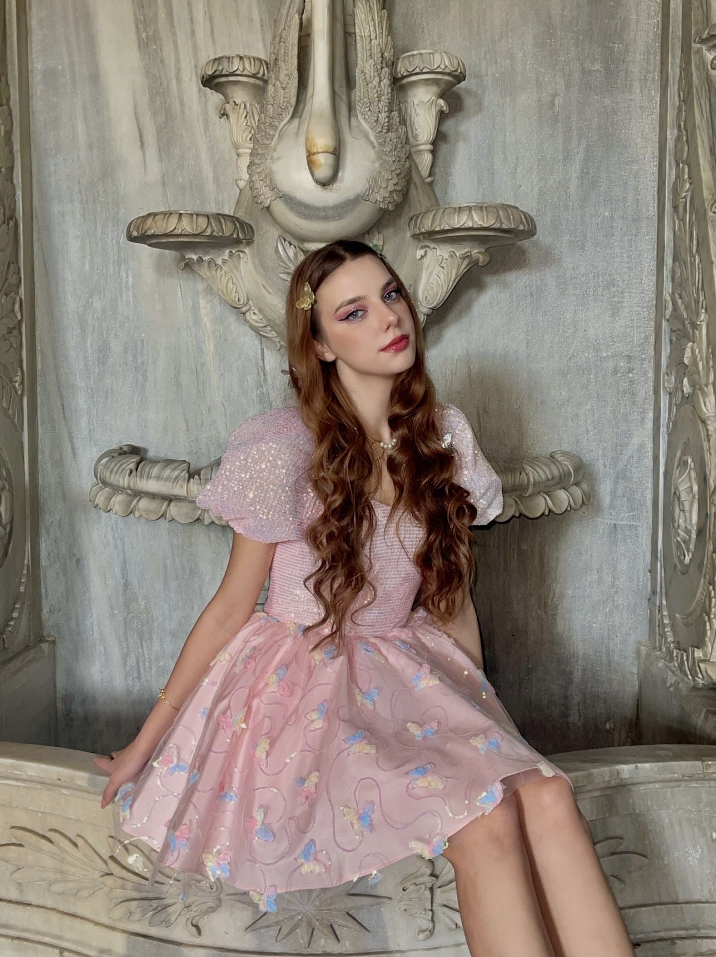 Reorah Couture | Fairytale Dress, Aurora Dress, Mini Pink Dress