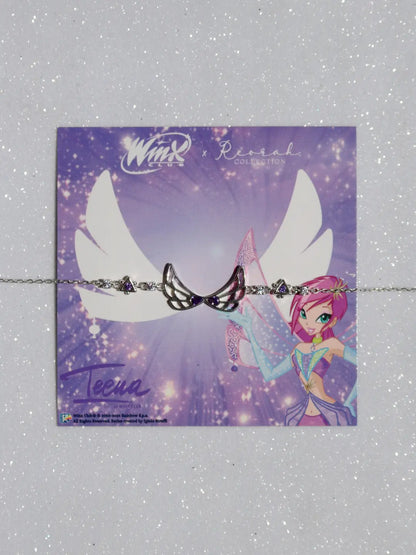 Winx Club® Tecna Enchantix Wings 925 Silver Bracelet