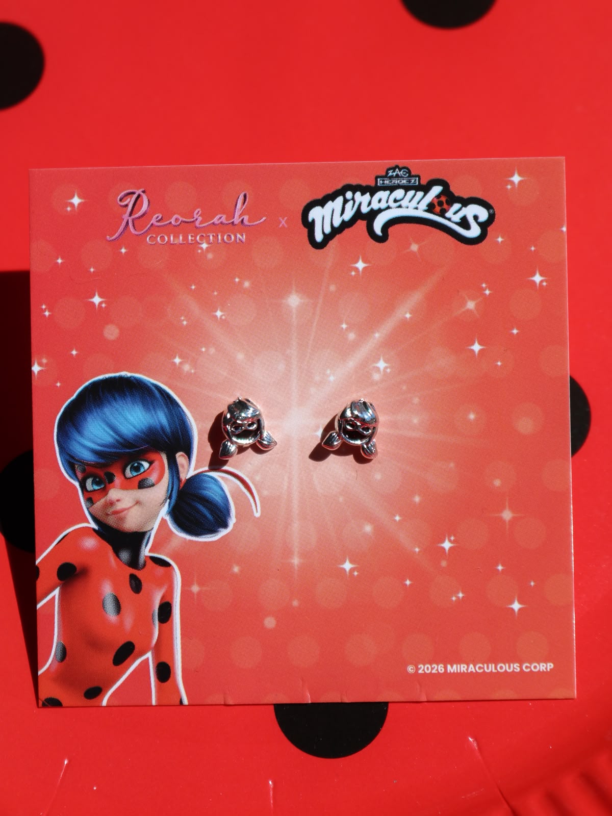 Miraculous® Ladybug Stud Earrings