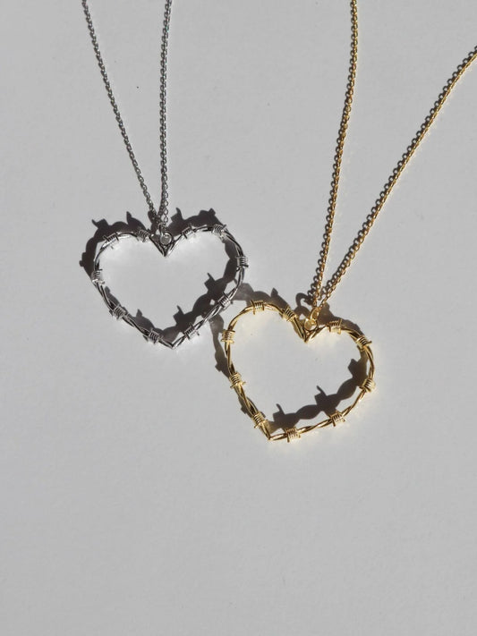 Love Hurts Necklace 925 Sterling Silver