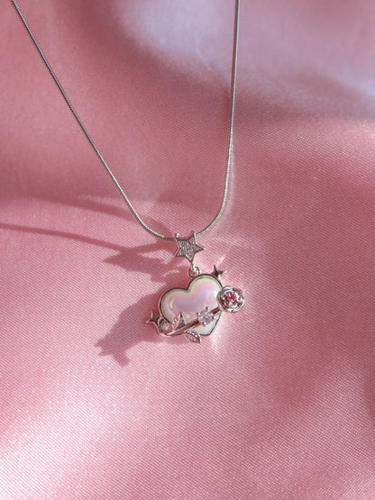 Flower of Love Steel Necklace