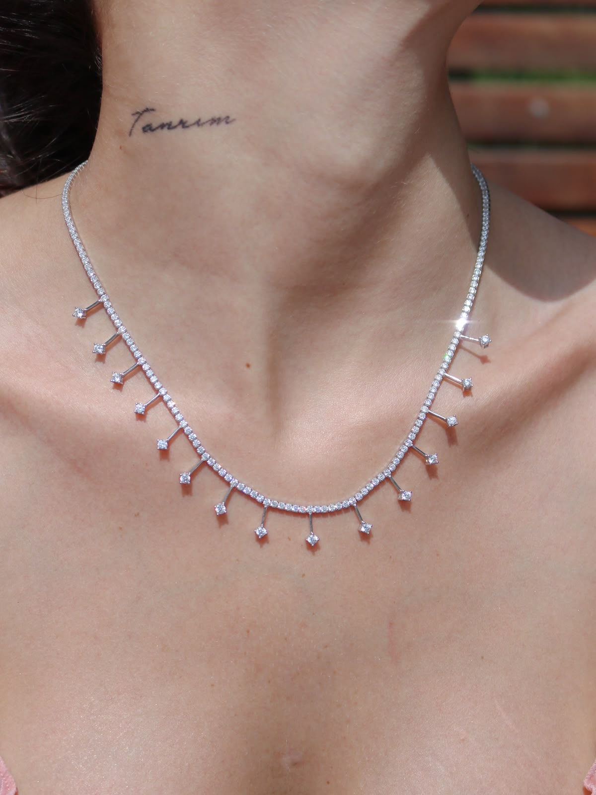 Midnight Rain 925 Silver Necklace