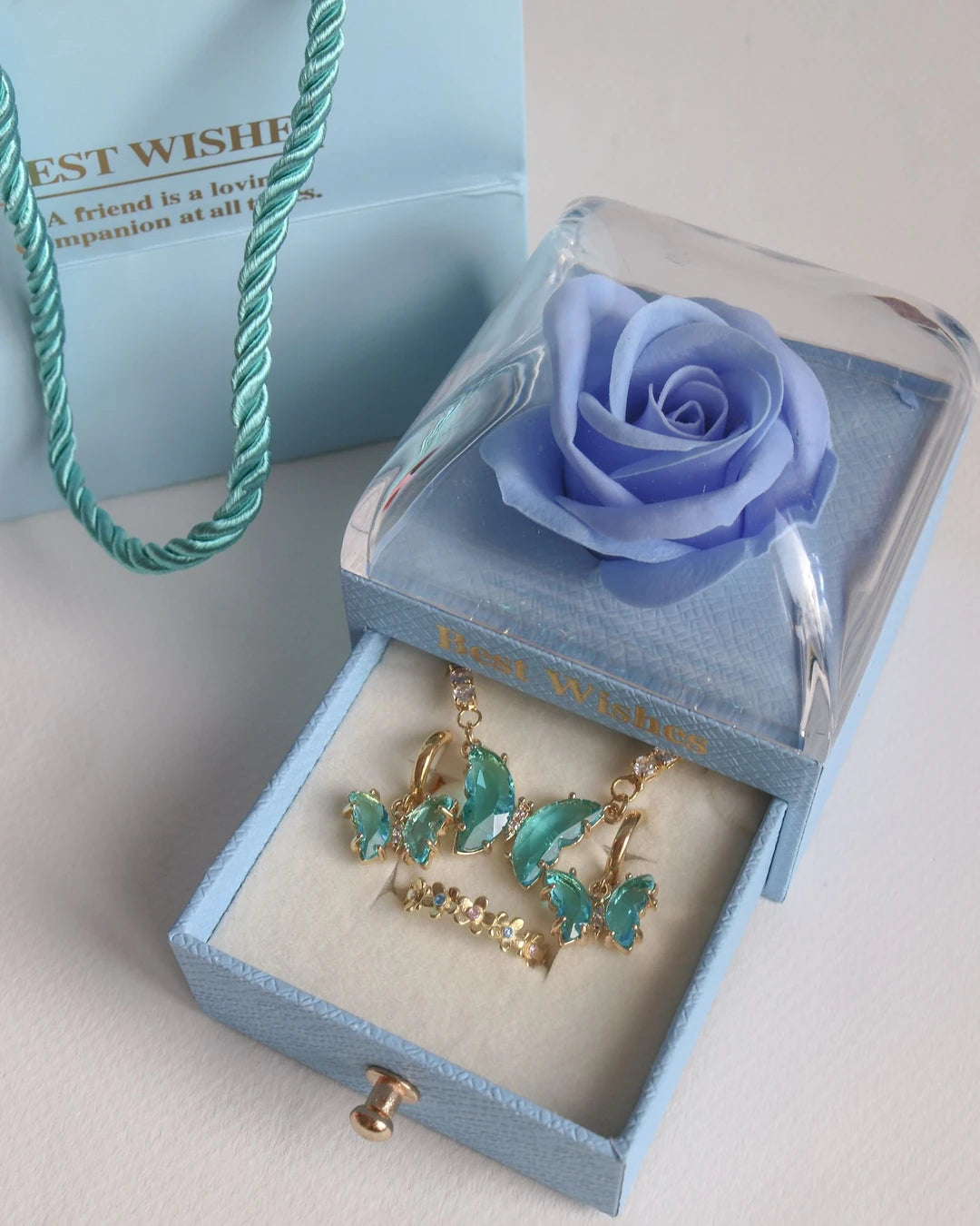 Blue Set Jewelry Box (Only Box)