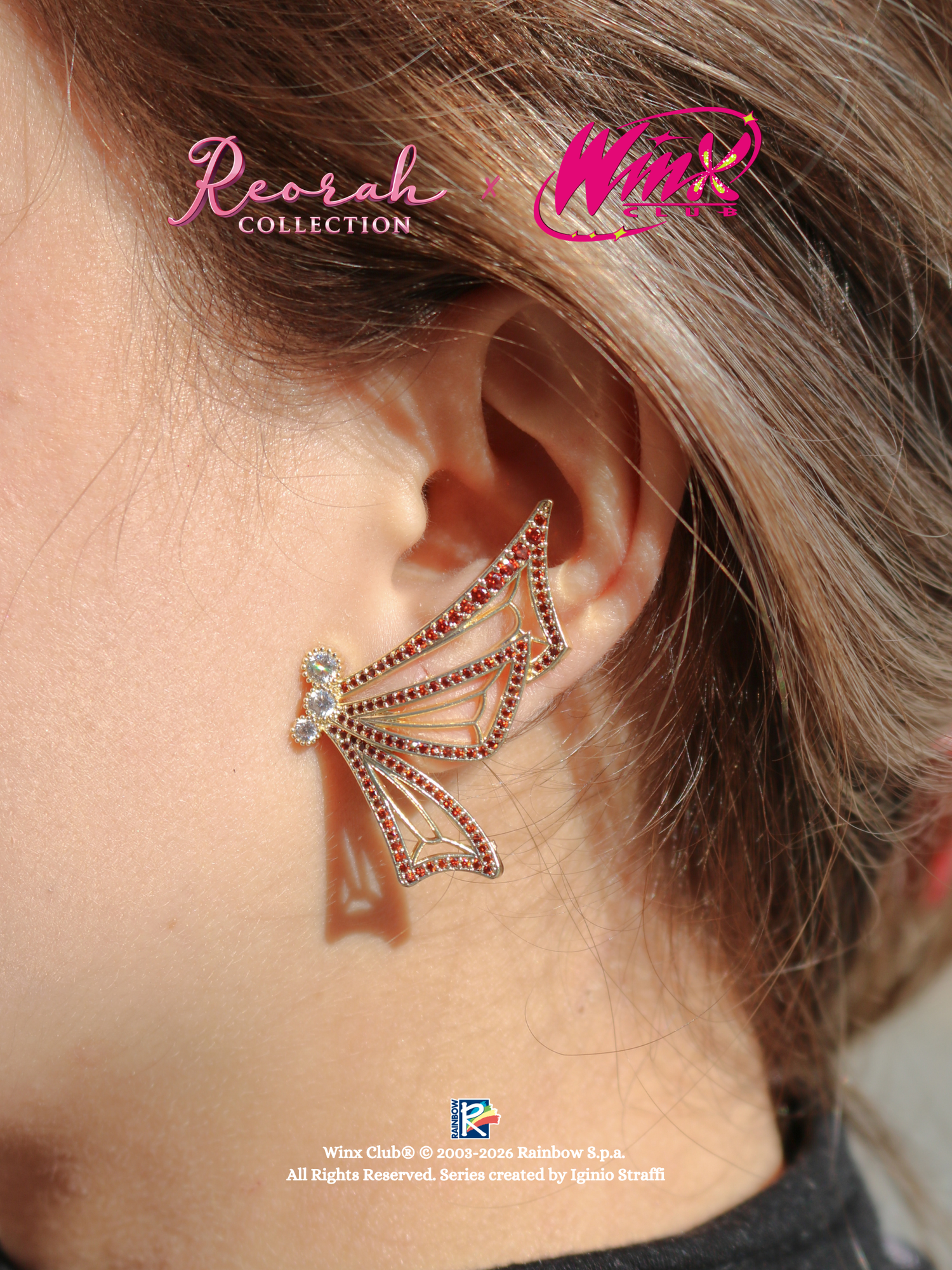 Winx Club® Musa Enchantix Half Wings Earrings