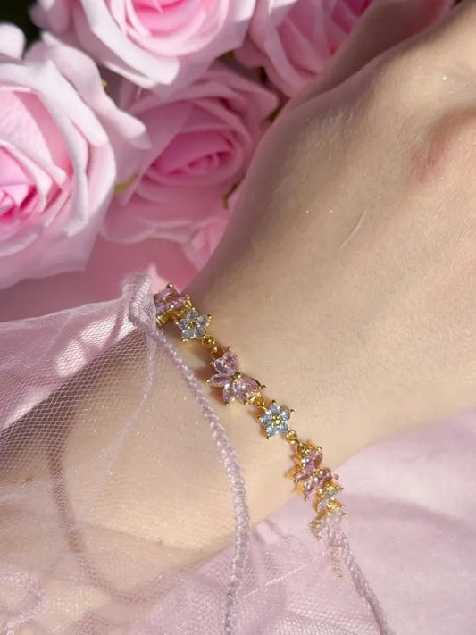 Floral Bow Bracelet