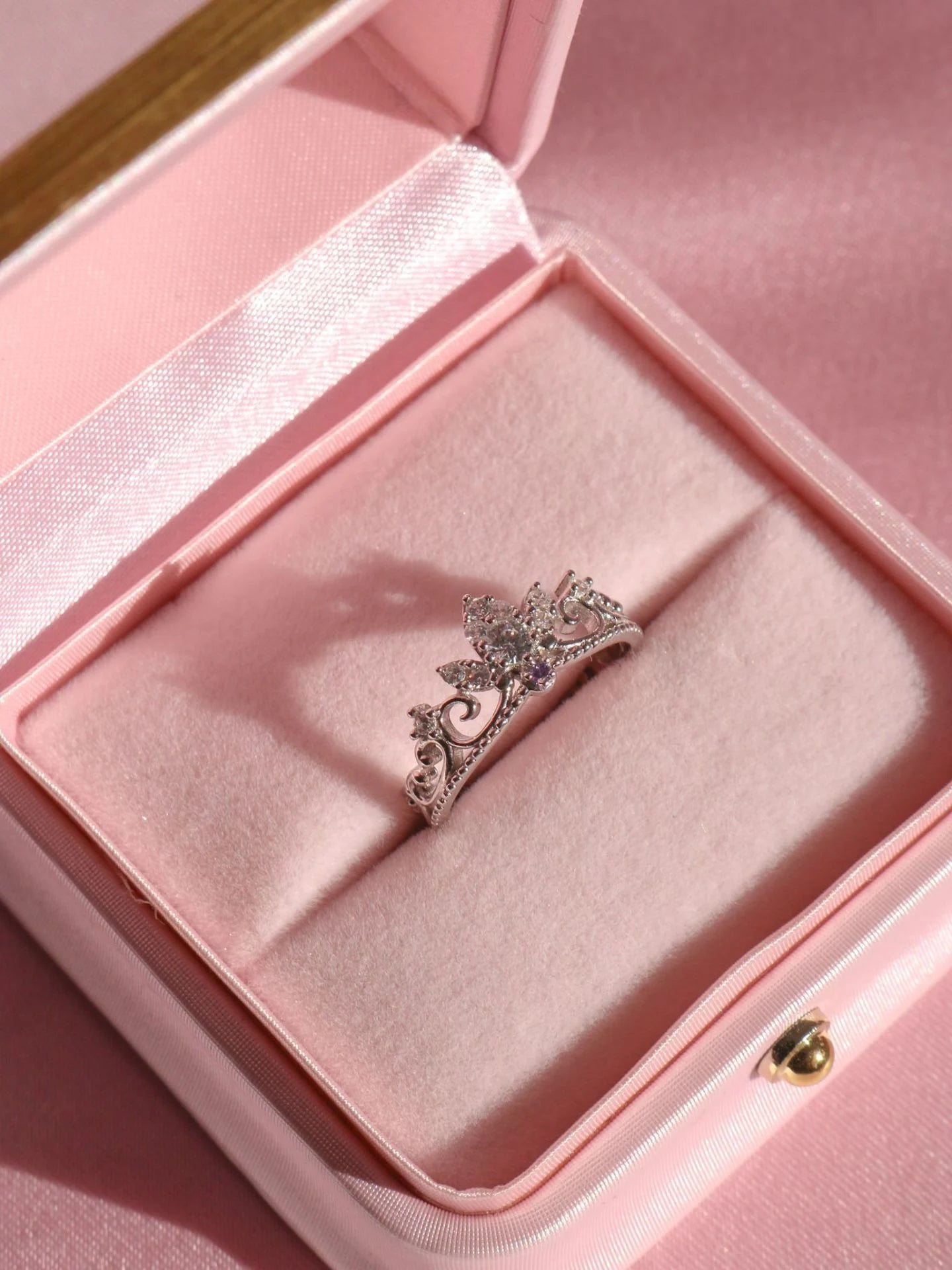 Rapunzel Royal Crown Ring, 925 Sterling Silver, Lost Princess Ring 