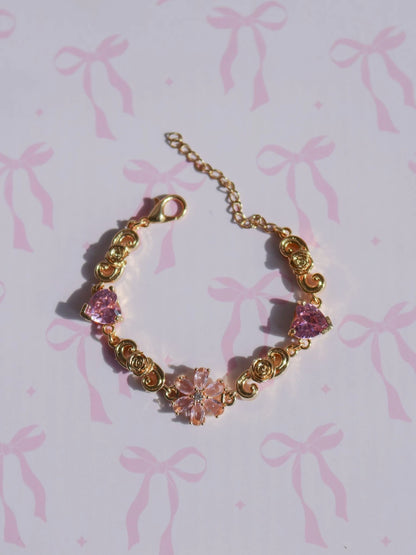 Princess Pauper Flower of Heart Bracelet