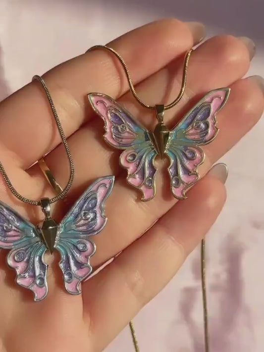 Fairy Elina Butterfly Necklace