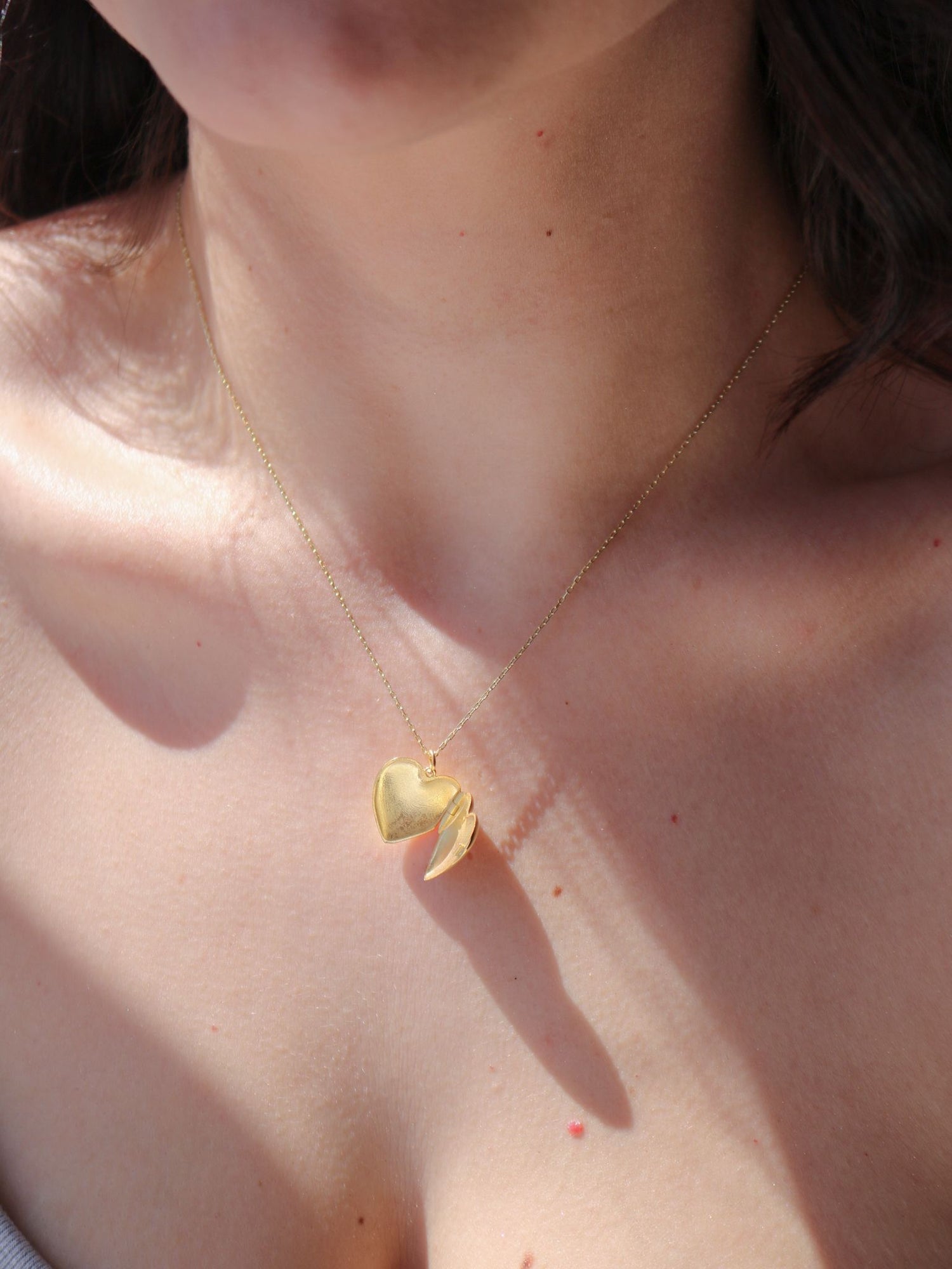 Pure Heart Personalized Photo Locket 925 Sterling Silver Necklace