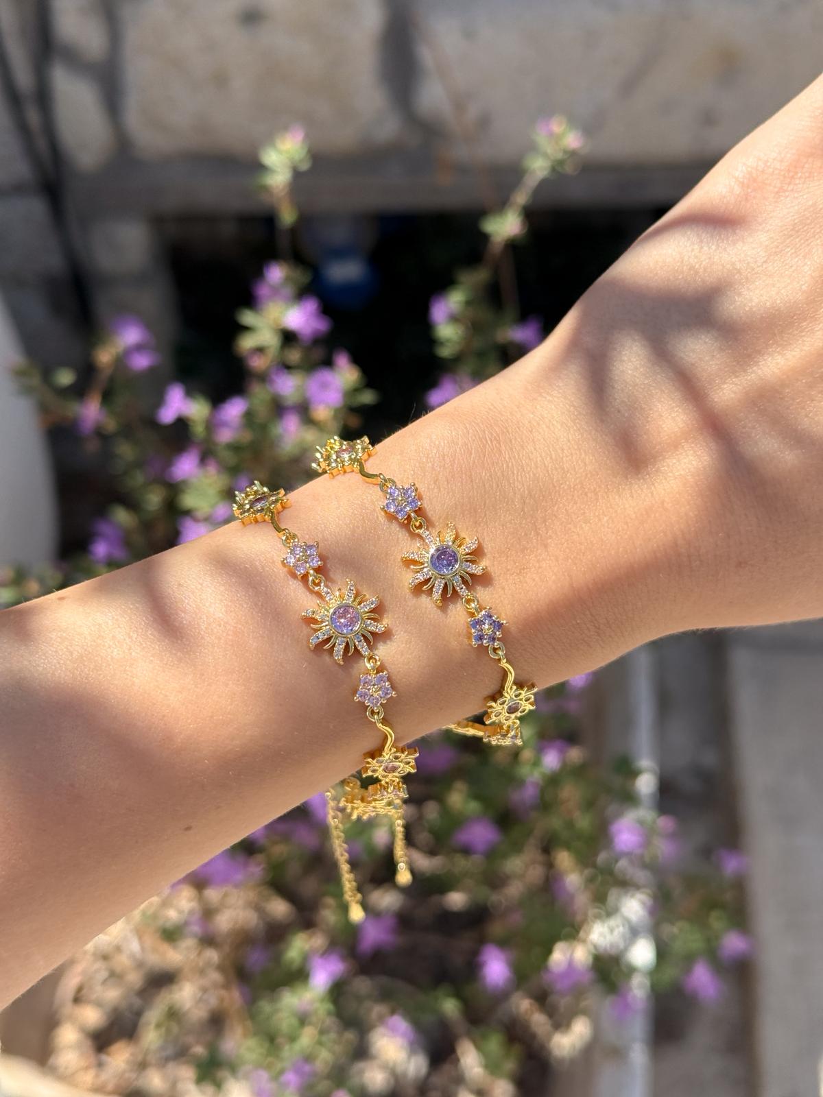 Rapunzel Sunshine Flower Bracelet