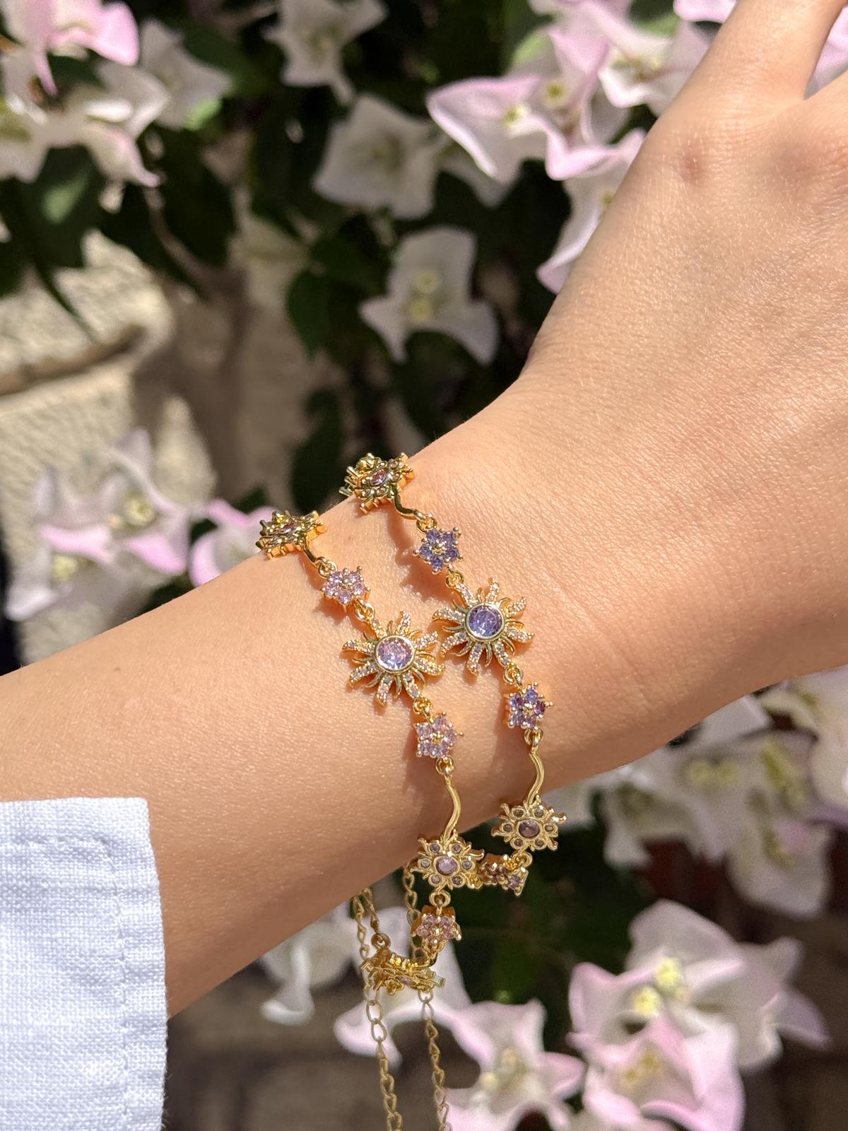 Rapunzel Sunshine Flower Bracelet