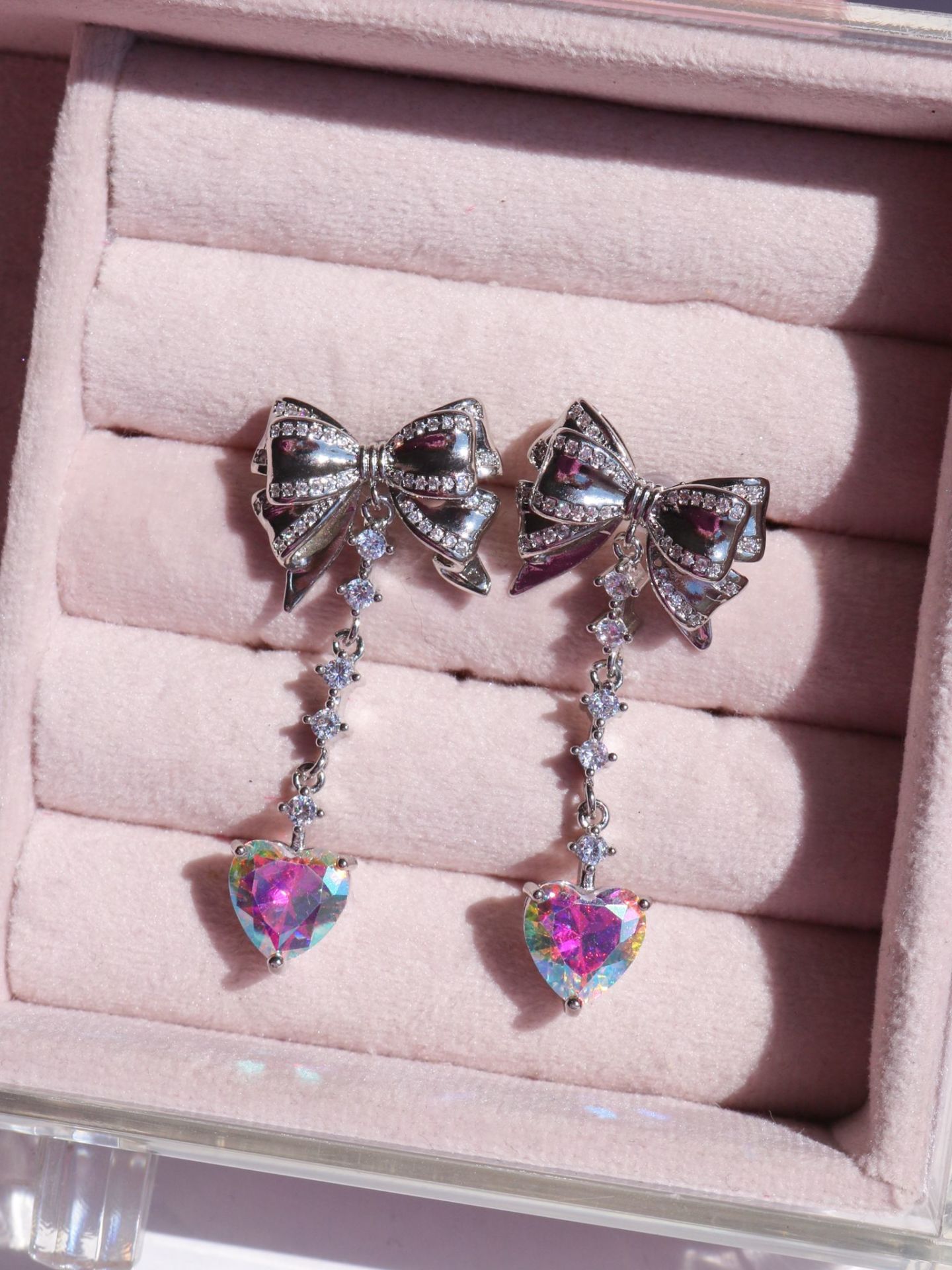 Ribbon Holographic Earrings