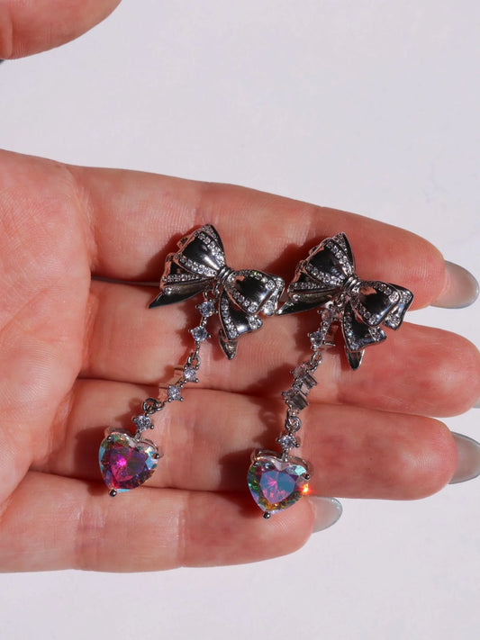 Ribbon Holographic Earrings